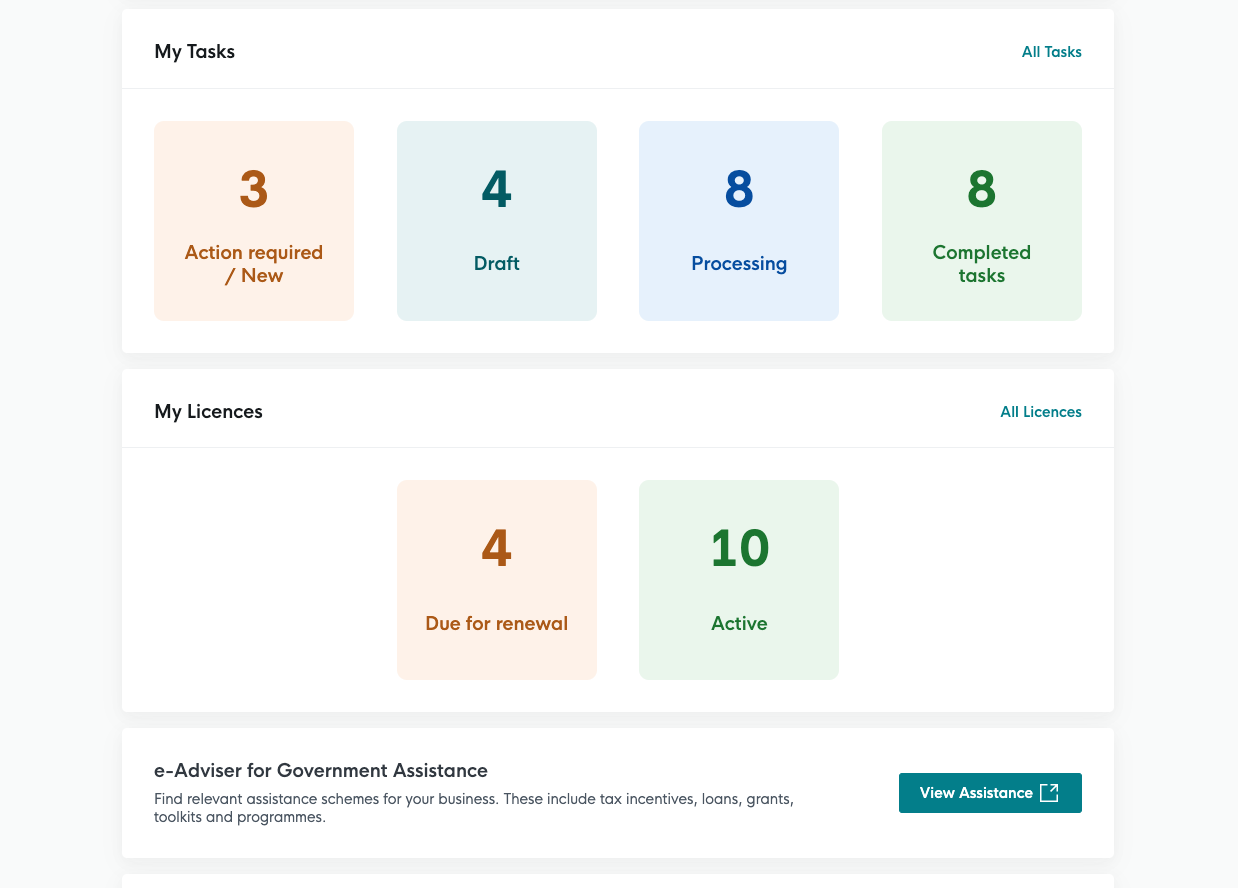 GoBusiness Dashboard